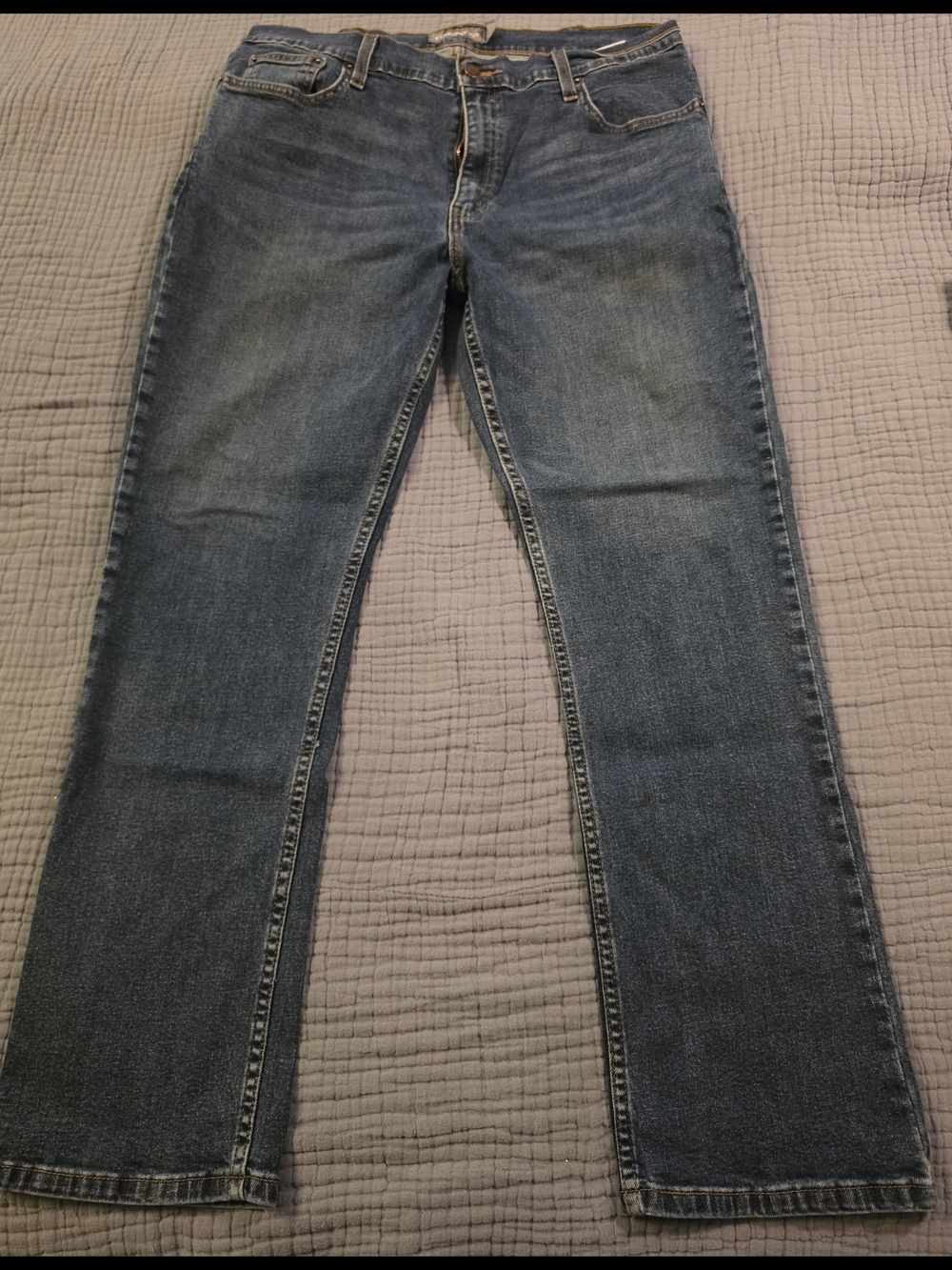 Mens 38x30 Members Mark Straight Fit Jeans